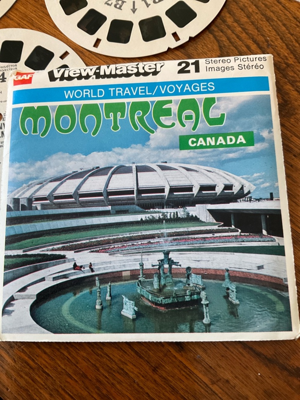 View-Master Montreal, Canada Reel Packet